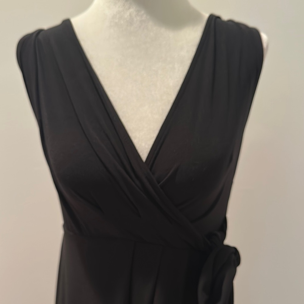 INC Concepts Elegant Black Maxi Sleeveless Dress size XS - Picture 3 of 7